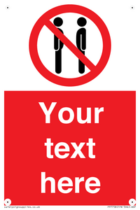 Custom prohibition not face to face